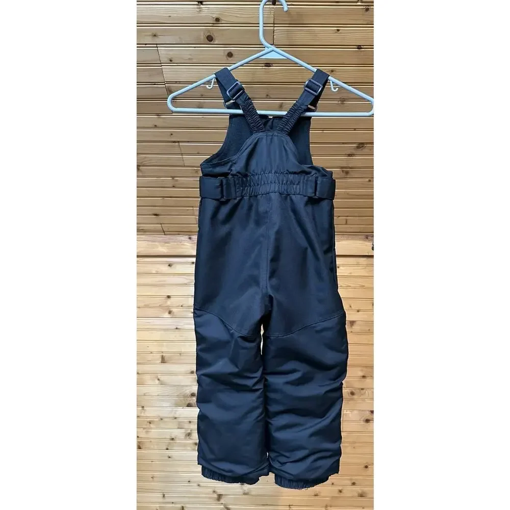 Cat & Jack Toddler Full Bib Zip Front Snowsuit Navy Blue Size 3T Outdoors Winter